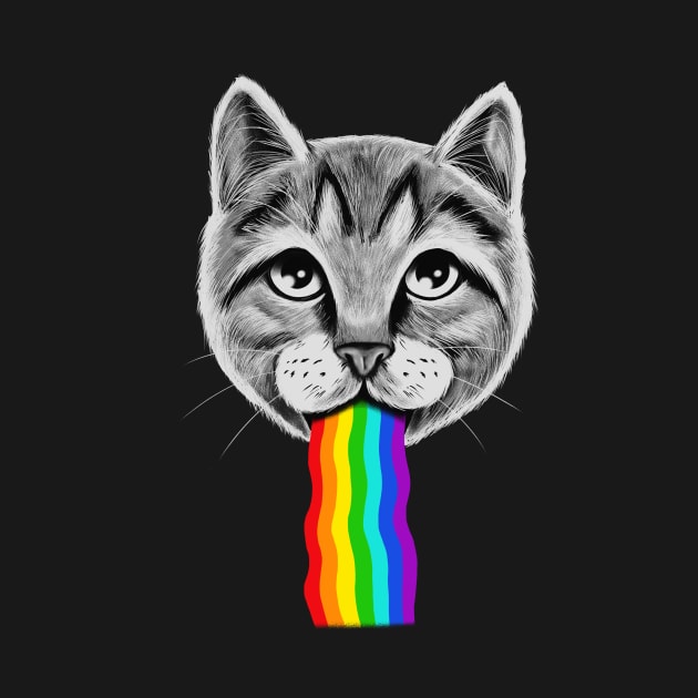 Cat Rainbow by coffeeman