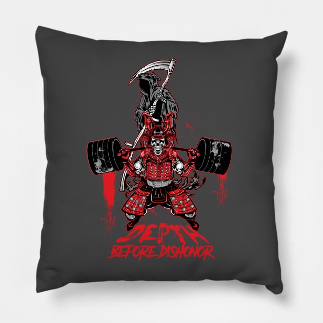 Depth Before Dishonor Pillow by BigG1979