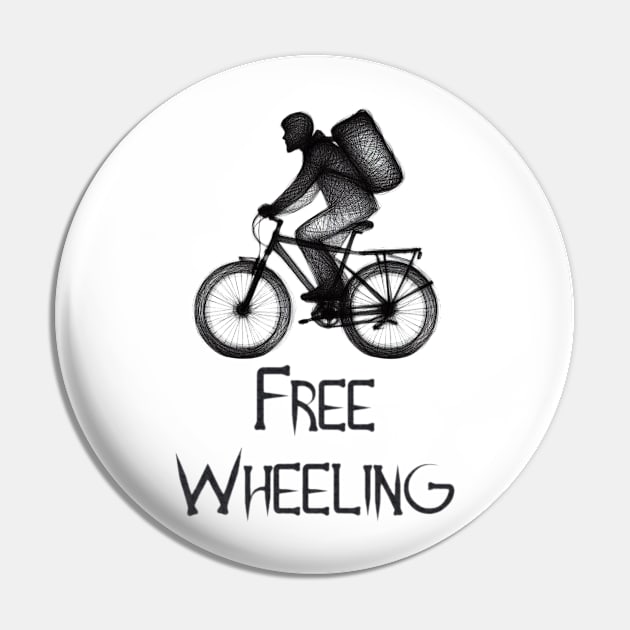 Free wheeling cyclist Pin by YuYu