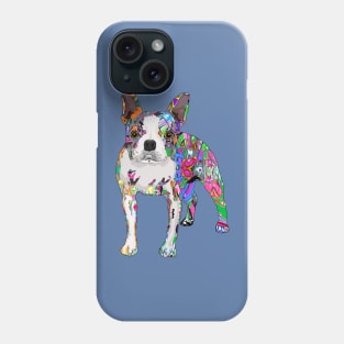 Graffiti Boston Terrier Phone Case