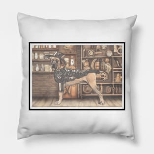 Great Dane Steampunk Pillow