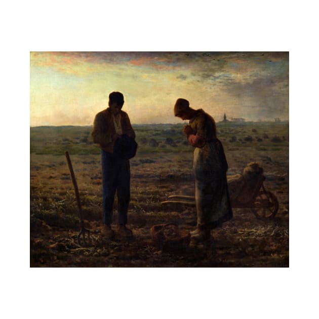 The Angelus by Jean-Francois Millet by Classic Art Stall