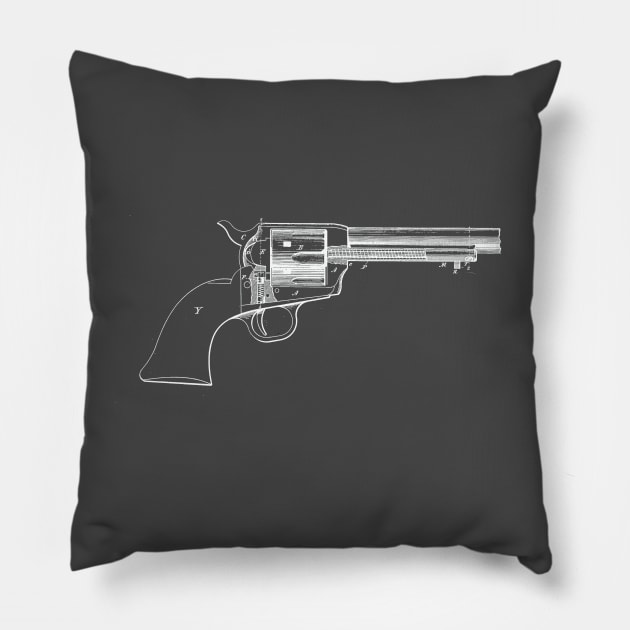 Colt Peacemaker Pillow by DogfordStudios