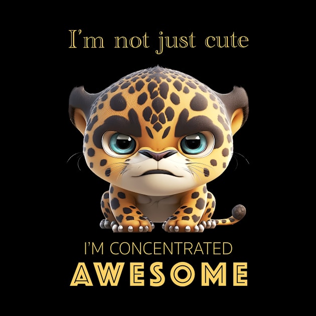 Panther Concentrated Awesome Cute Adorable Funny Quote by Cubebox