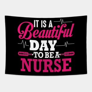 Beautiful Nurse Day Tapestry