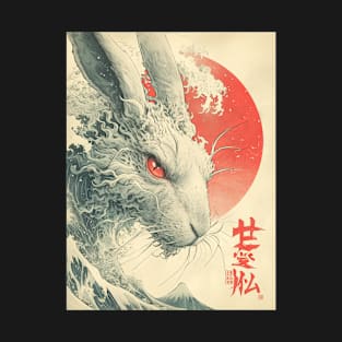 Vintage Japanese rabbit water god T-Shirt