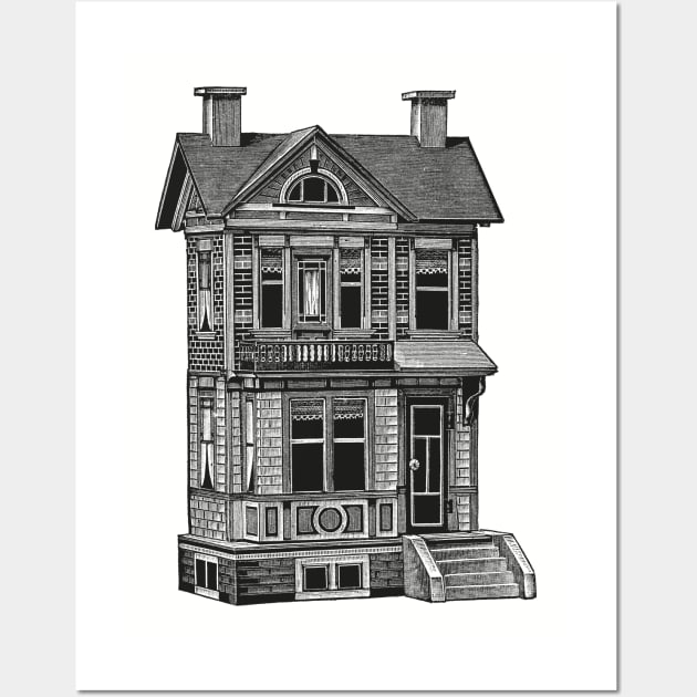 Doll house drawing - Drawing - Posters and Art Prints