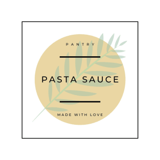 Pasta Sauce Pantry Label T-Shirt