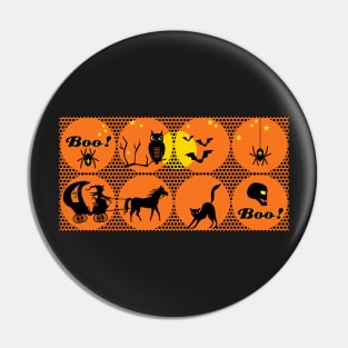 polka dot halloween Pin