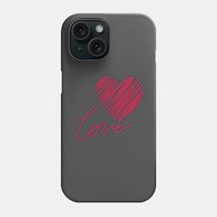 love for Valentine's Day Phone Case