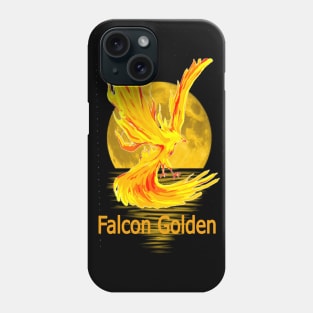 Falcon Golden Phone Case