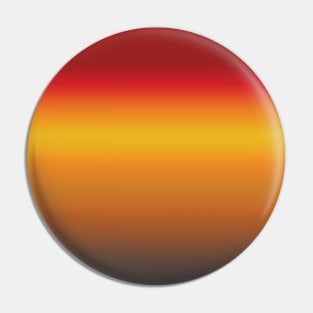Red, Orange, Yellow Australian Sunset Ombre Gradient Pin