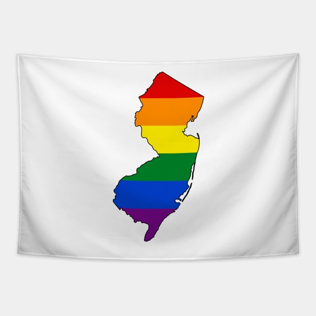 New Jersey Pride! Tapestry by somekindofguru