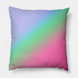 red blue green orange abstract texture Pillow