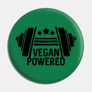 Vegan Powered Dumbbell Workout Pin