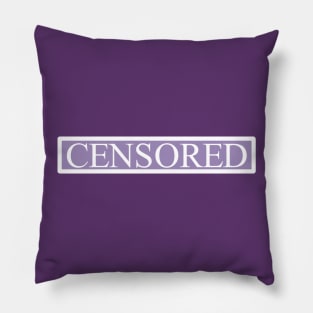 Censored - Purple Pillow