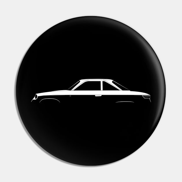 Panhard 24 CT Silhouette Pin by Car-Silhouettes