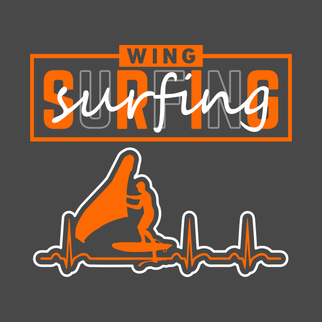 Wing surfing by Lifestyle T-shirts