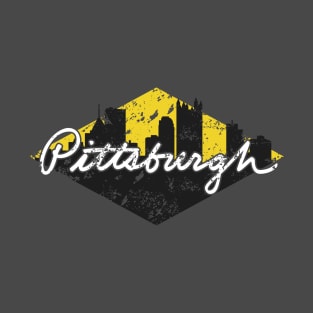 Pittsburgh Skyline Script T-Shirt