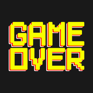 game over gamer games T-Shirt