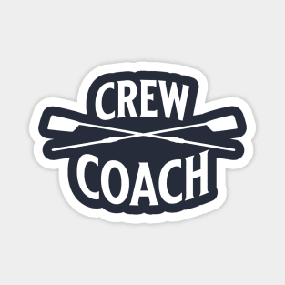 Crew Rowing Coach Sculling Vintage Crossed Oars Magnet