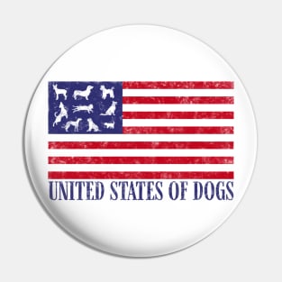 United States of Dogs Pin