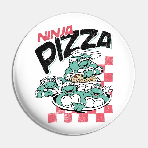 TMNT Ninja Pizza Pin by Vector-Planet