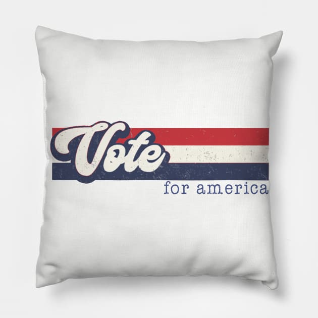 Vote For America Pillow by tabkudn