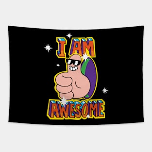 I Am Awesome Tapestry