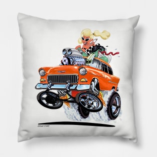 HIGH FIVE'N 1955 Chevy Gasser Pillow