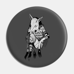 Trickster - Native American Spirit Archetype Coyote God Pin