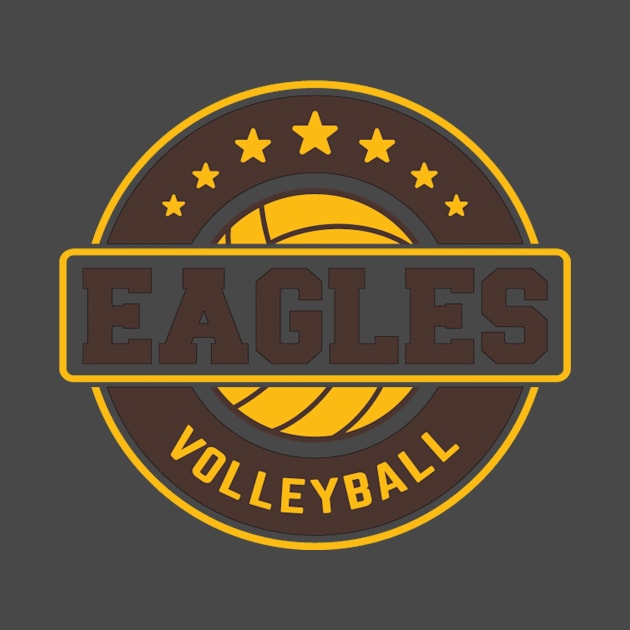 Eagles Volleyball School Mascot Name Team Spirit Sports Mom product by nikkidawn74