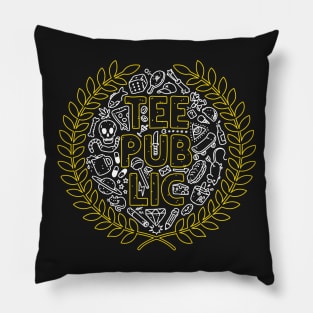 The Official TeePublic Logo Pillow