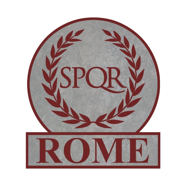 SPQR Ancient Rome Logo by AgemaApparel