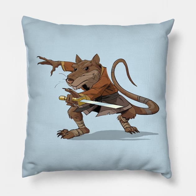 TMNT Splinter Pillow by markodjeska