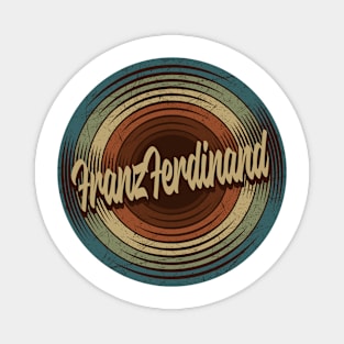 Franz Ferdinand Vintage Vinyl Magnet