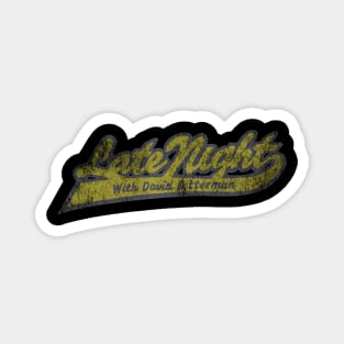 Late Night With David Letterman Magnet