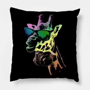 Cool Dj Giraffe Pillow