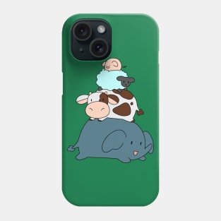 Elephant Cow Sheep Pig Stack Phone Case