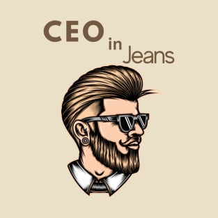 CEO in Jeans T-Shirt