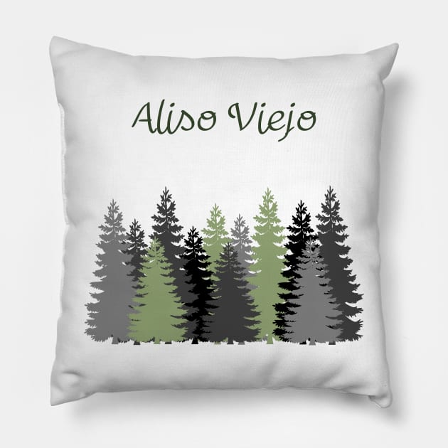 City Of Aliso Viejo Pillow by Booze & Letters