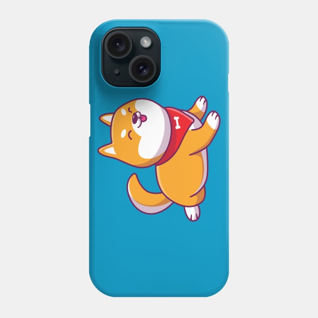 Cute Dog Shiba Inu Cartoon Phone Case by Catalyst Labs
