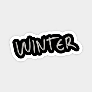 Hand Drawn Winter Magnet