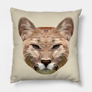 SilverLion Polygon Pillow