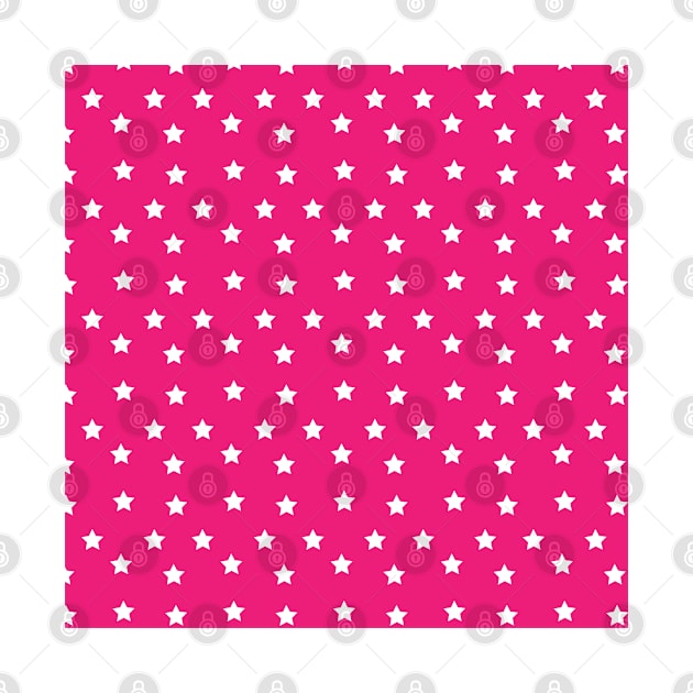 Abdon | Pink and White Stars Pattern by jeeneecraftz