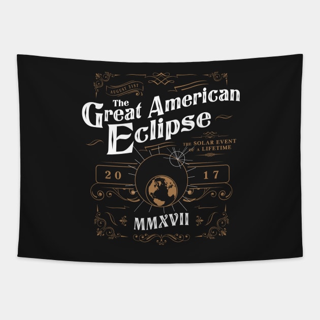 Great American Eclipse: Old World Tapestry by Black Otter