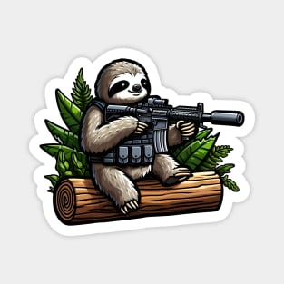 Tactical Sloth Magnet