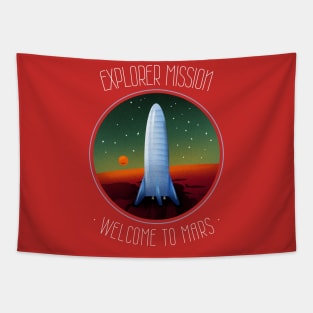 Welcome To Mars Tapestry