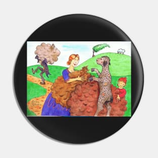 Baa Baa Black Sheep Pin