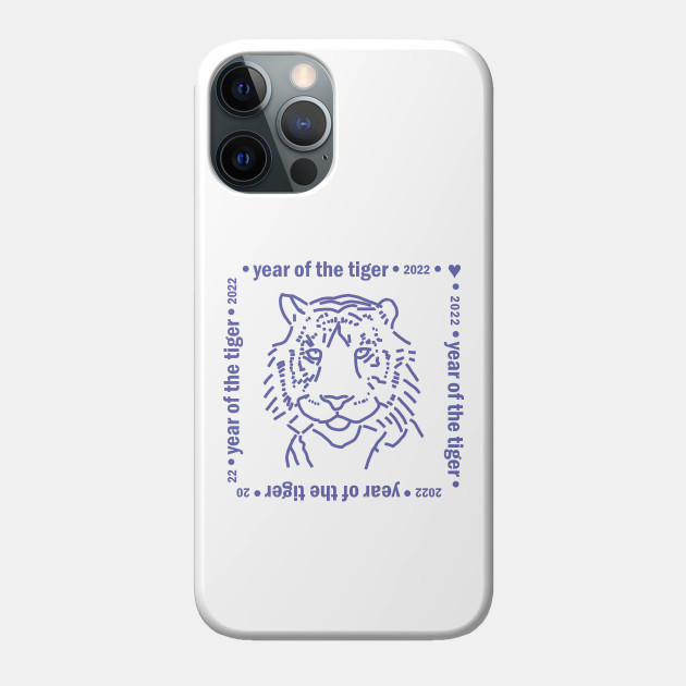 Very Peri Color of the Year of the Water Tiger 2022 - Tiger - Phone Case